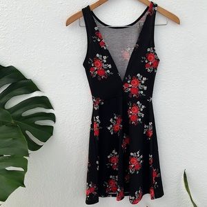 H&M Backless Floral Dress